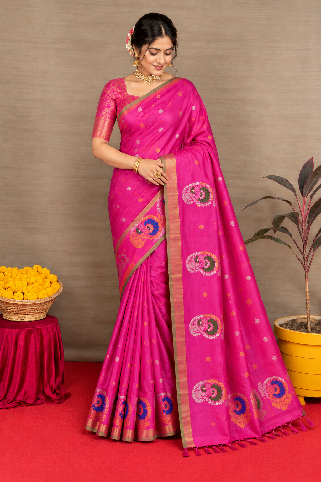 Gadwal Sarees: Lightweight Elegance Meets Traditional Craftsmanship