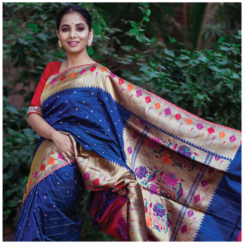 Sayali Sanjeev in Zartari Pure Silk